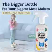 Messy Eater Non-Toxic Baby & Kids Universal Stain Remover – 120ml, Safe for Clothing, Carpets, and Fabrics