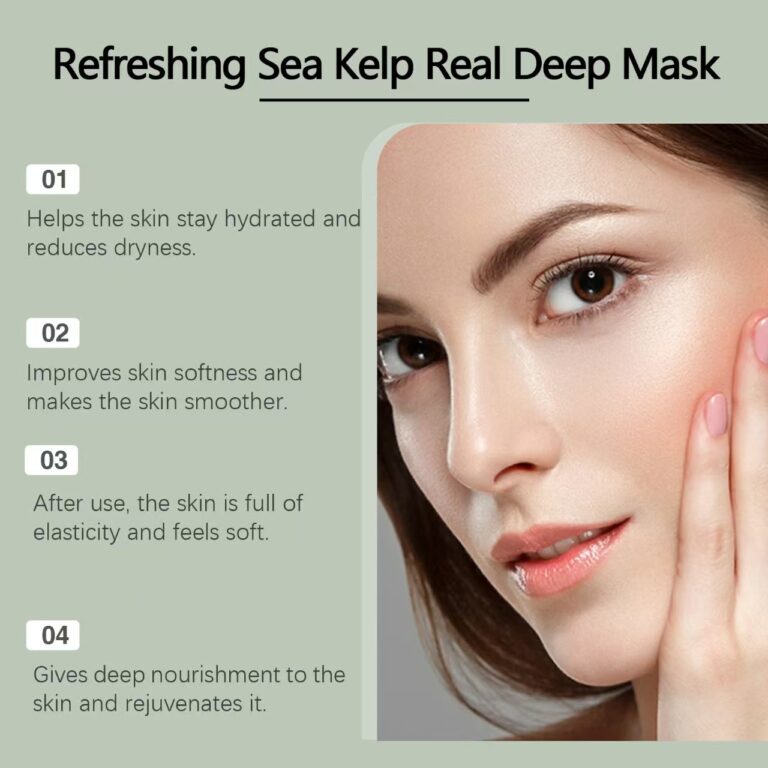 EELHOE algas hidratante mascarilla suave y firme mejora de la elasticidad de la piel hidratación y hidratación mascarilla 1 caja de 4 piezas 3 caja de 12 piezas envío gratis (Copy)