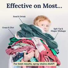 Messy Eater Non-Toxic Baby & Kids Universal Stain Remover – 120ml, Safe for Clothing, Carpets, and Fabrics
