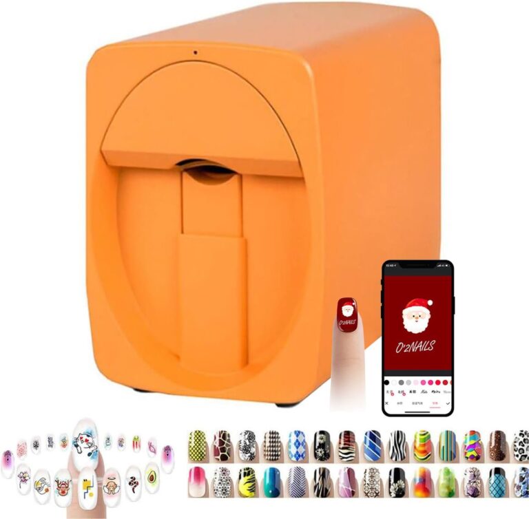 3D Nail Printing Robot Nail Art Machine Smart Nail Printer – Digital Intelligent Nail Art Printer for Home & Commercial Use/Nail Salons/Manicure/Nail Enthusiasts